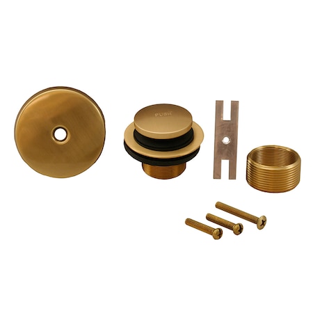 Jones Stephens Brushed Bronze One-Hole Toe Touch Conversion Kit B5161BB
